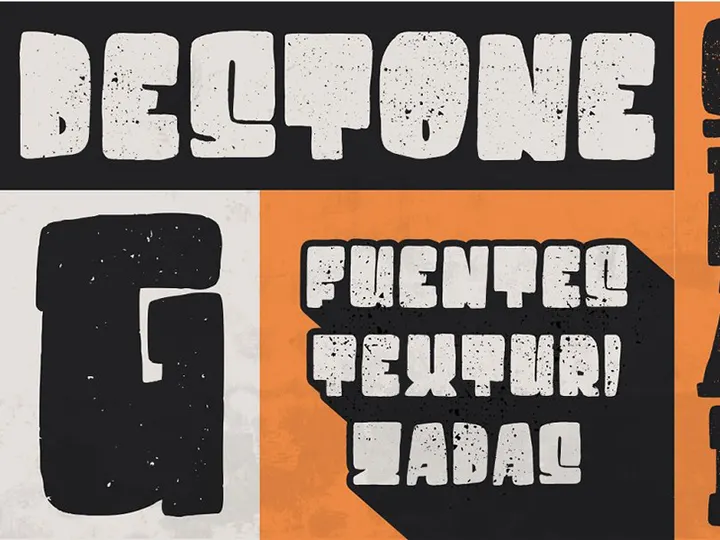 Destone Display Font Demo