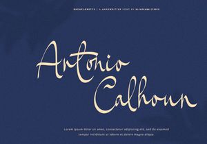 Bachelorette - Handwritten Font