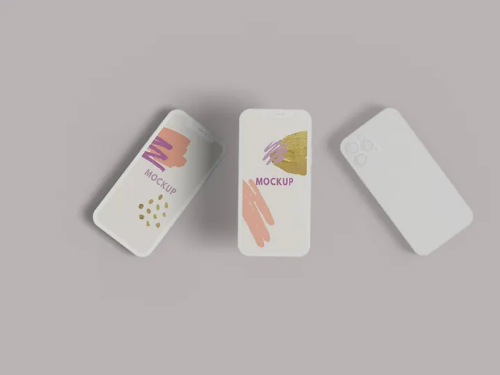 iPhone 12 Clay Free PSD