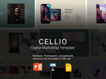 CELLIO Digital Marketing Template preview picture