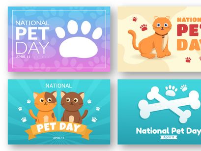 16 National Pet Day Illustration