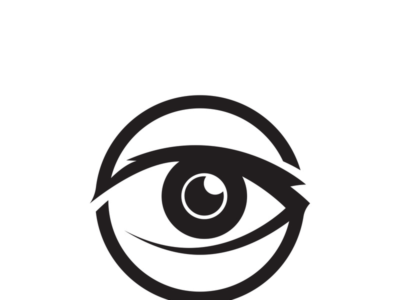 Branding Identity Corporate Eye Care vector logo design