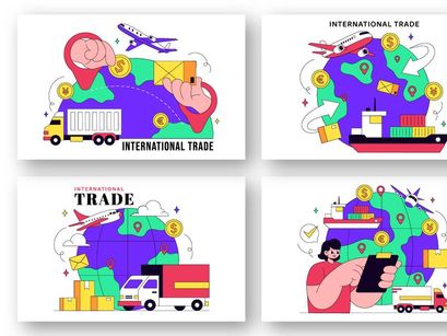 10 International Trade Illustration
