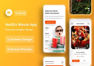 Netflix Movie Apps Design
