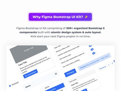 Figma Bootstrap5 UI Kit 🎉 (free for personal use)