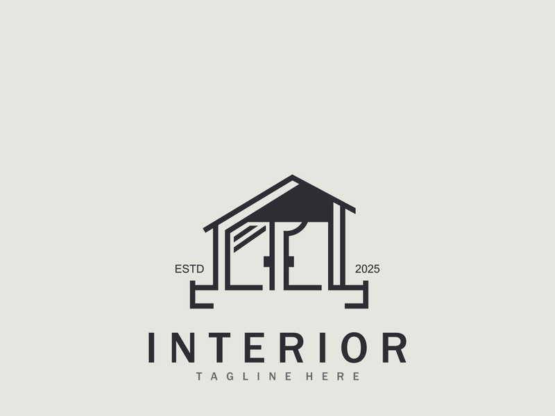 Home Interior logo building design template architecture unique styles