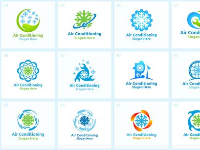 40+ Air Conditioning Logo Bundle