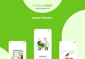 Grocery app ui kit