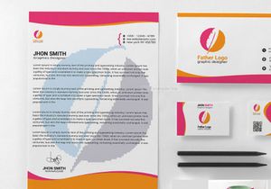 New Branding Stationery Design Mockup