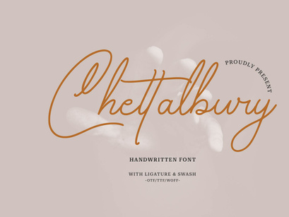 Chettalbury Handwritten Script