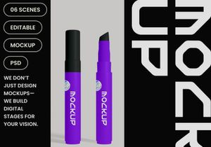 Acrylic Marker Mockup