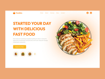 Restaurant booking concept templates