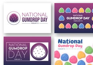 11 National Gumdrop Day Illustration