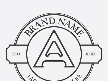 A vintage logo preview picture