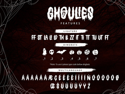 Ghoulies - Horror Display Font