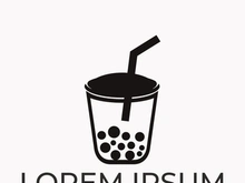 Bubble tea logo
