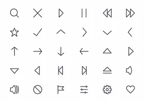 Bytesize: A style-controlled SVG icon set