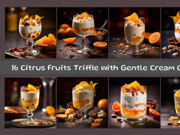 Citrus Fruits Triffle with Gentle Cream Cheese preview picture