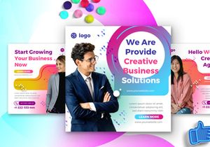 Digital Agency Social Media Post template