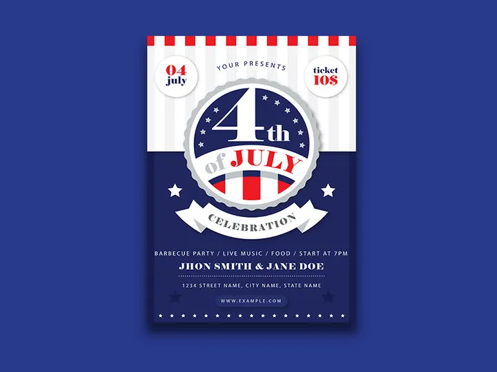 4th July Celebration Flyer