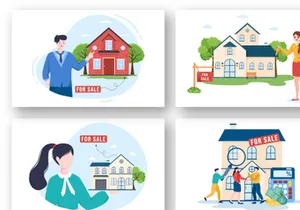 12 Land Broker Illustration