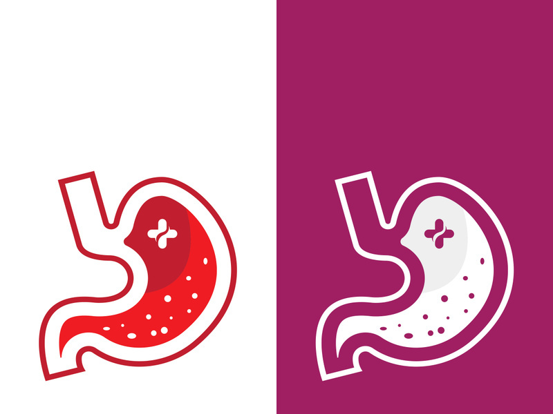 stomach care icon design concept vector illustration