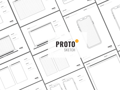 ProtoSketch - Printable Prototype Wireframe Design