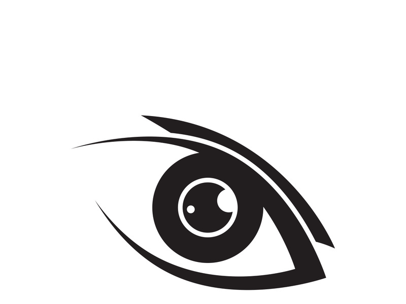 Branding Identity Corporate Eye Care vector logo design