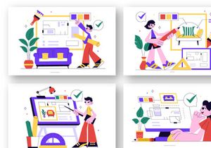 10 Interior Designer Illustration