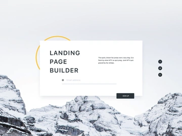 Landing Page Builder UI preview picture
