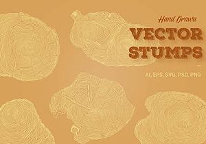 Forest Land Vector Kit: Wood Textures & Seamless Patterns