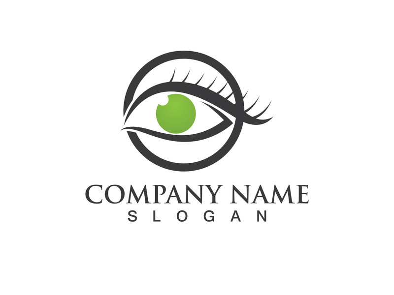 Eye Care vector logo design