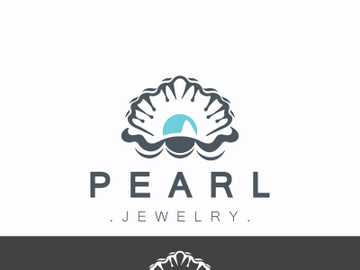 Pearl Shell or jewelry logo elegant and luxury beauty and fashion preview picture