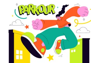 10 Parkour Sports Illustration