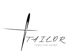 tailor logo icon illustration template combination of buttons for clothes, thread and sewing machine, for clothing product design, convection companies, fashion in vector form