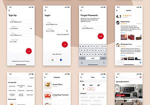 Furniture Design UI Kit