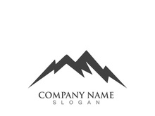 Mountain icon Logo Template Vector illustration design