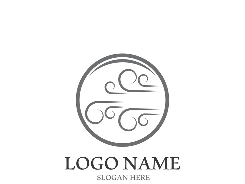 Wind icon vector illustration design template