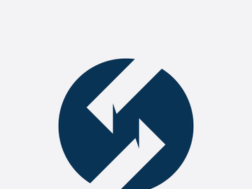 S letter logo, vector sign template design preview picture