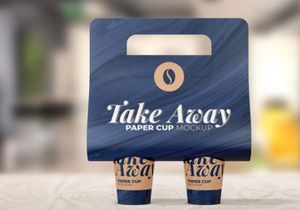 Take Away Paper Cup Mockup