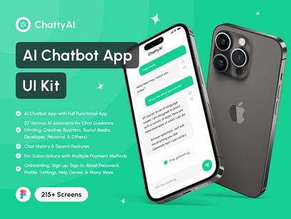 AI Chatbot App UI Kit