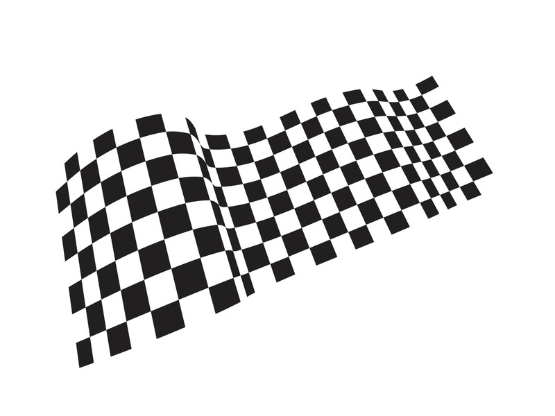 Race flag icon design