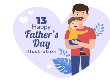 13 Happy Fathers Day Illustration preview picture