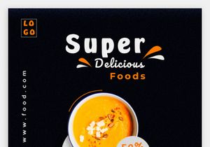 Restaurants Social Media Post Design