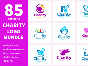 85 Charity Logo Bundle preview picture