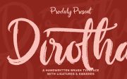 Dirotha - Handwritten Brush Font