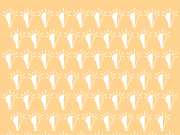 Seamless pattern bulb vector preview picture