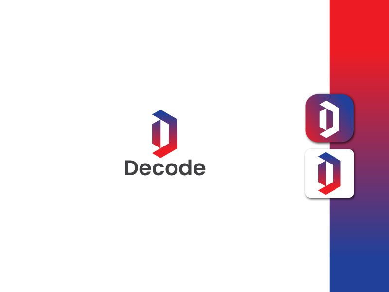 Lettermark Logo - Letter D Logo - Gradient Logo - Business Logo Design