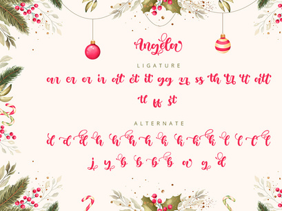 Angela - Modern Script Font