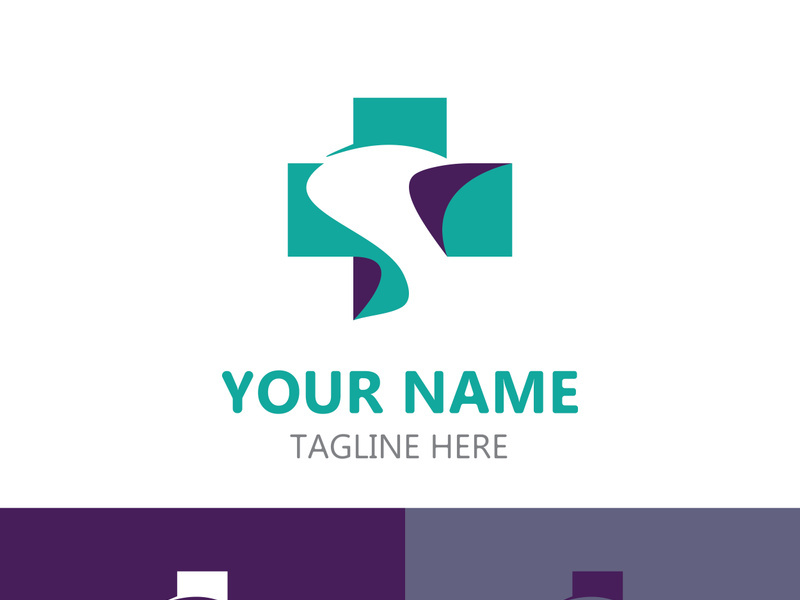 Medical  logotype health care simple modern design illustration template